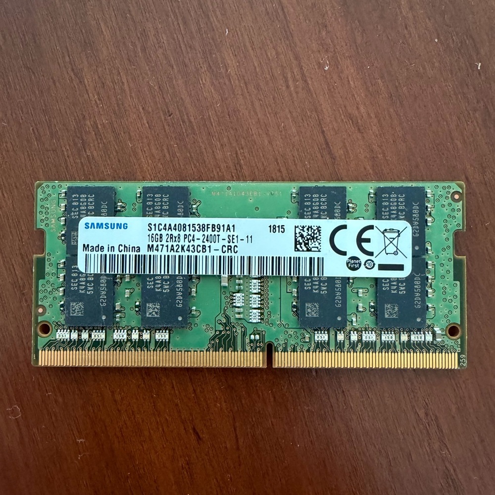 Samsung 16GB 2400T DDR4 Laptop Memory RAM